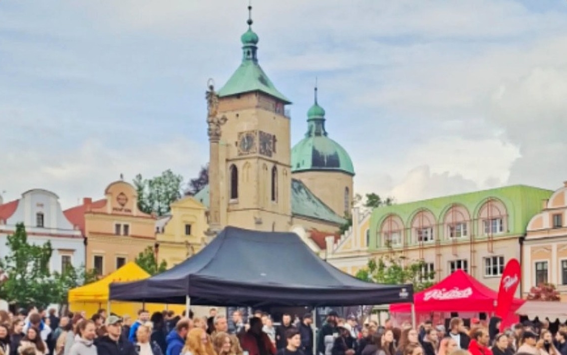 Majáles na Havlíčkově náměstí v Havlíčkově Brodě